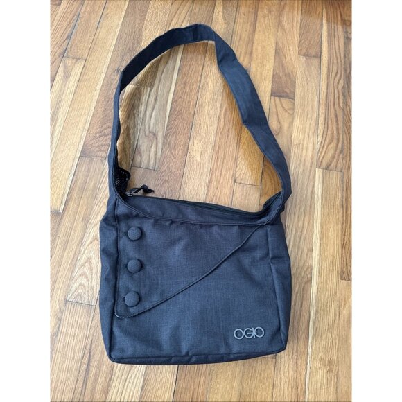 OGIO Brooklyn Women's Tablet Crossbody Messenger Bag Charcoal - Picture 2 of 6